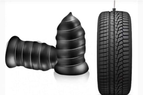 طقم 10 مسامير مطاطيه لرقع الكفرات