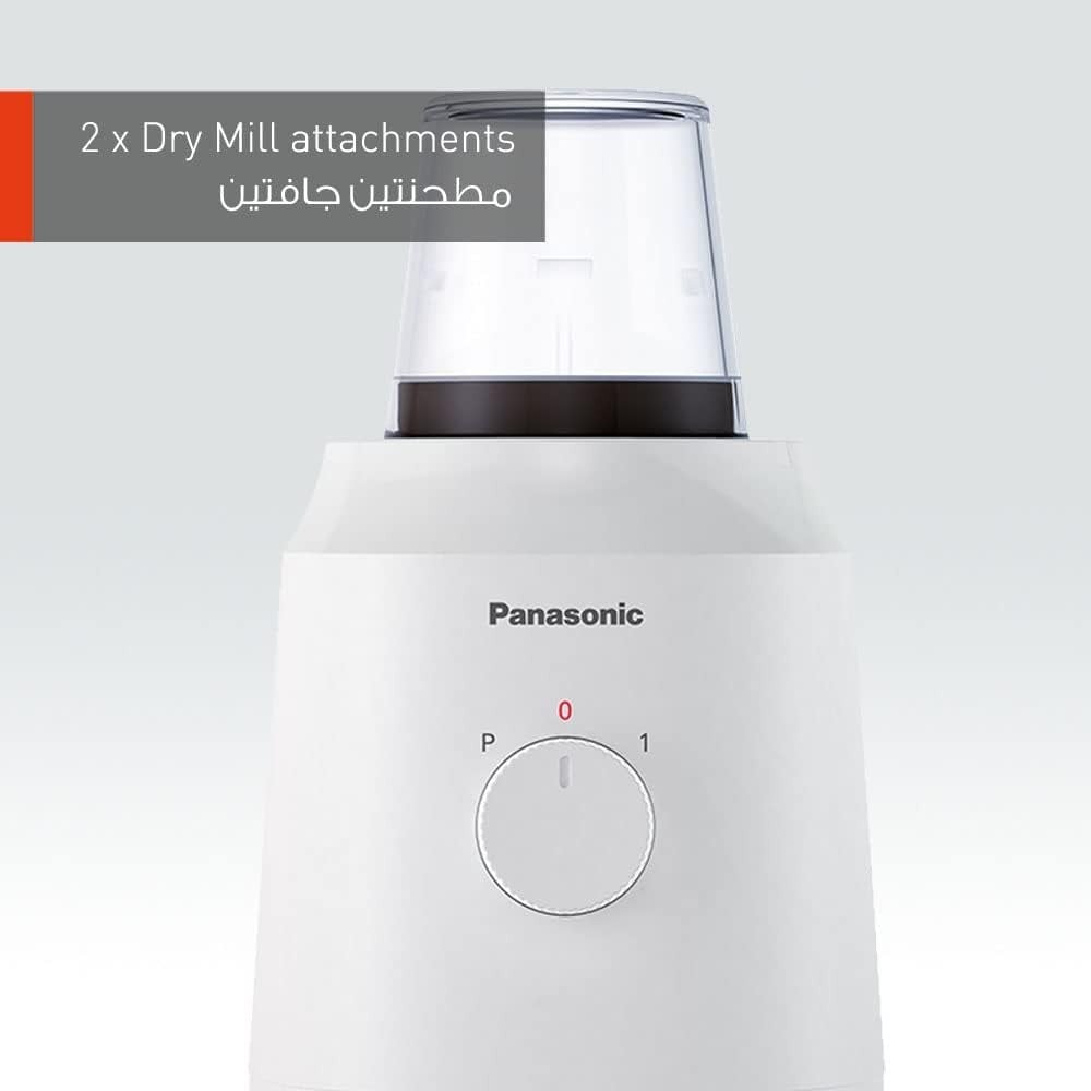 خلاط 400 واط مع 2 مطحنة - من باناسونيك MXEX1021WTZ