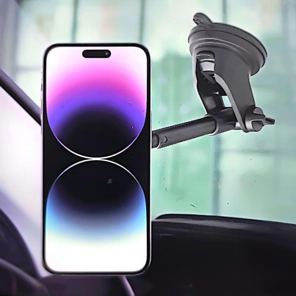 قاعدة جوال (زجاج) مغناطيس (مور باور) - ضمان سنة