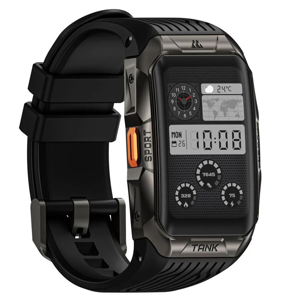 Cospet Tank X2 Smart Watch (Black) 1.64 inch 20mm