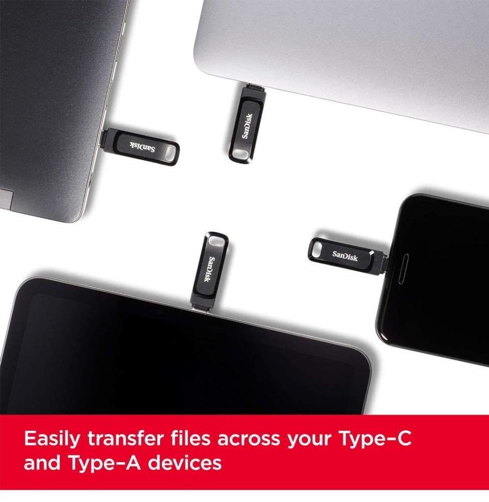 فلاش نقل معلومات تيب سي 64جيجا ضمان تشغيل