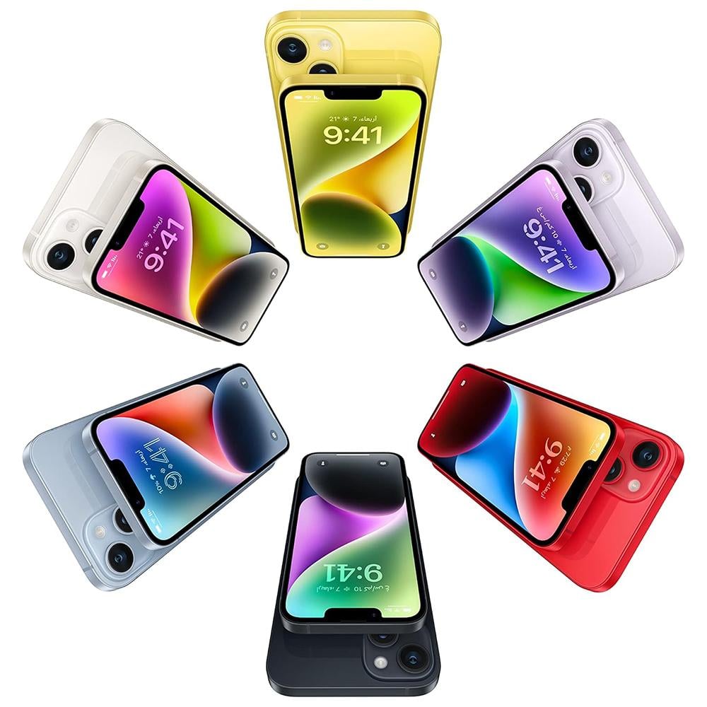 جوال أيفون 14 بلس (أصفر) 128 جيجا