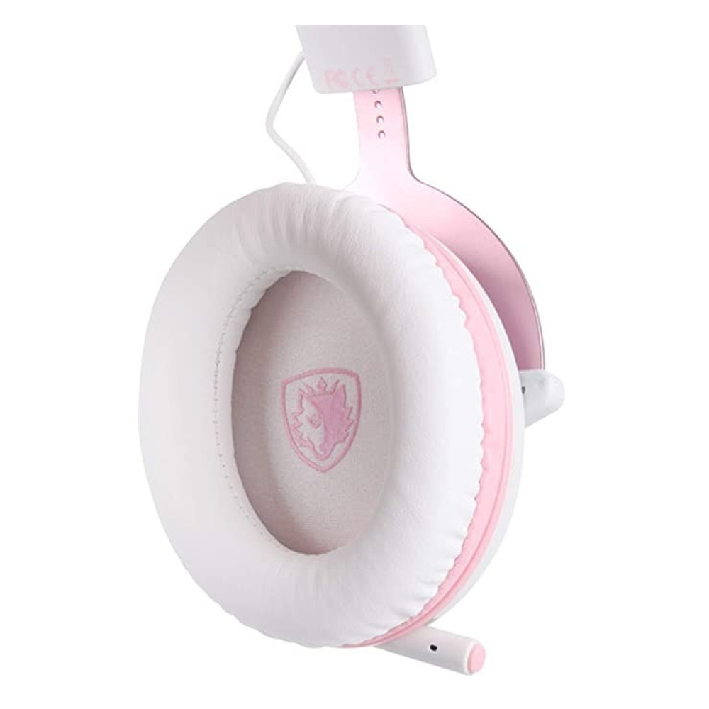 Sades gaming headset pink with warranty