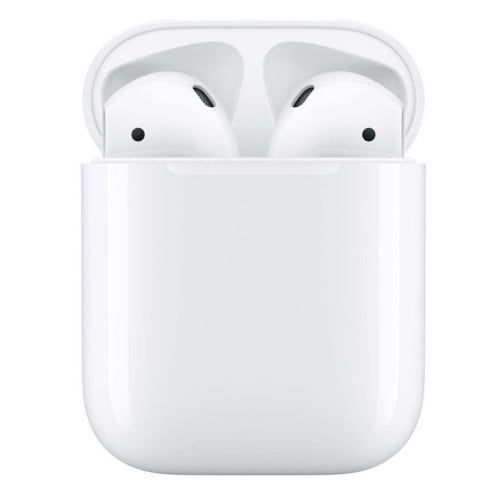 سماعة أبل (إيربودز 2 - AirPods 2) بلوتوث - ضمان سن...