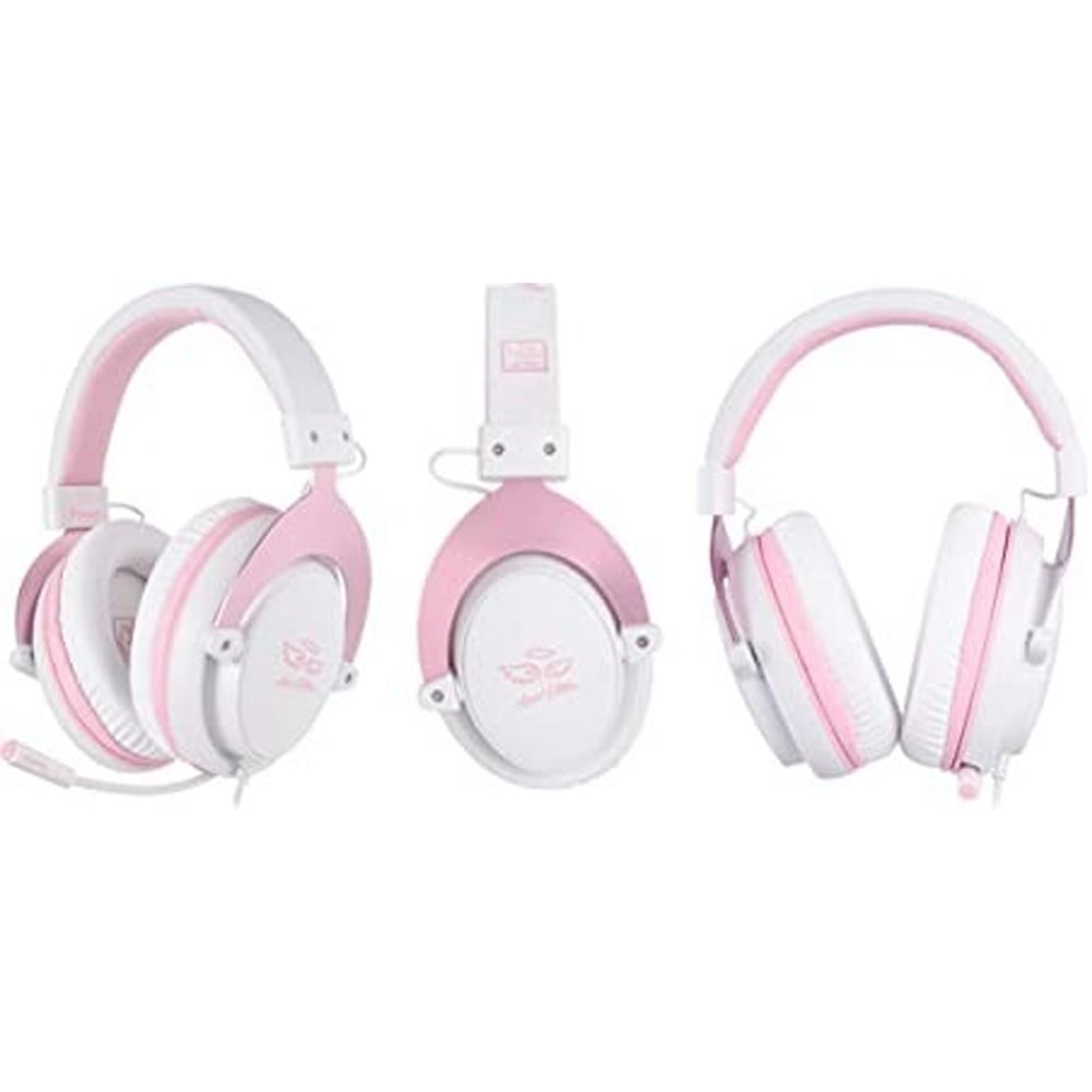 Sades gaming headset pink with warranty