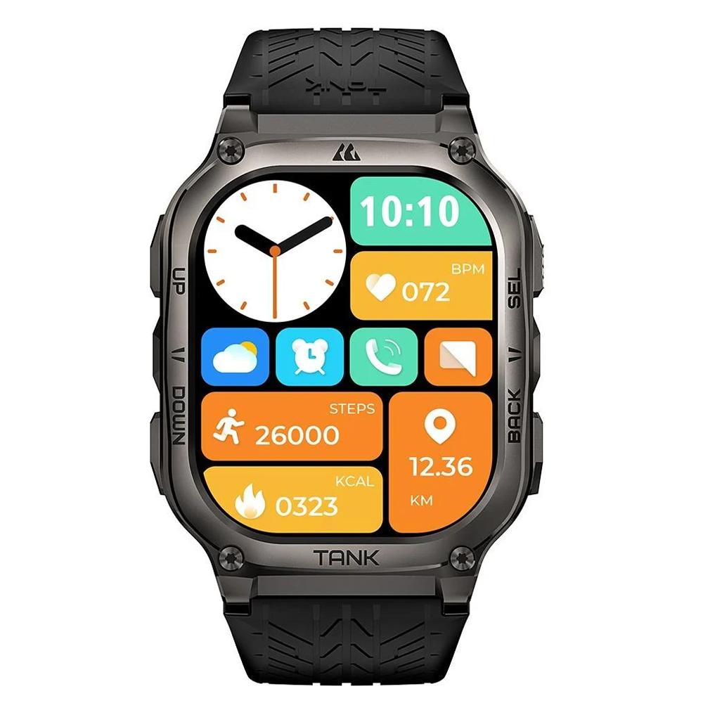 Cospet Tank M3 Smart Watch (Black) 1.96 inch 22mm