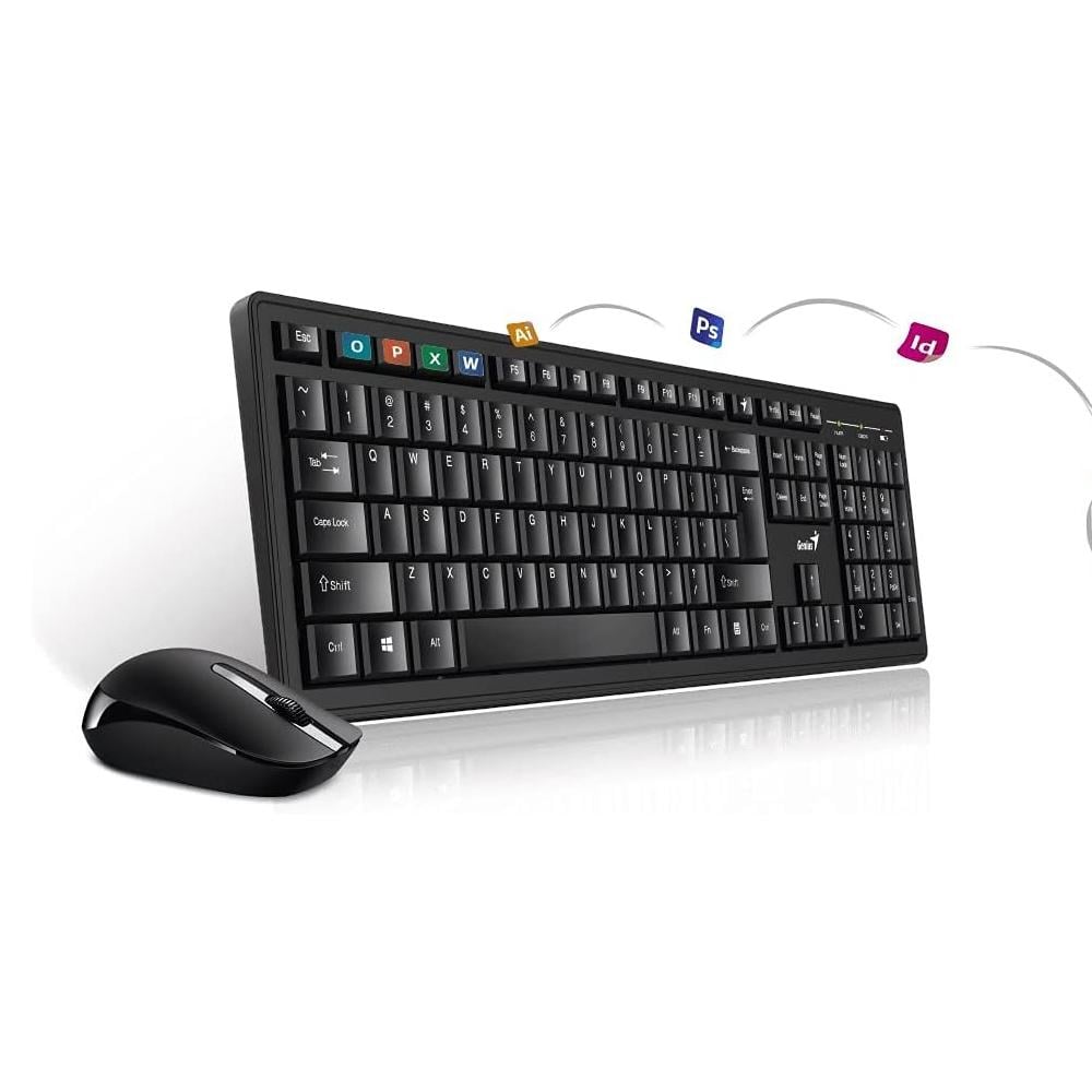 كيبورد وماوس (لا سلكي) من (جينيس)