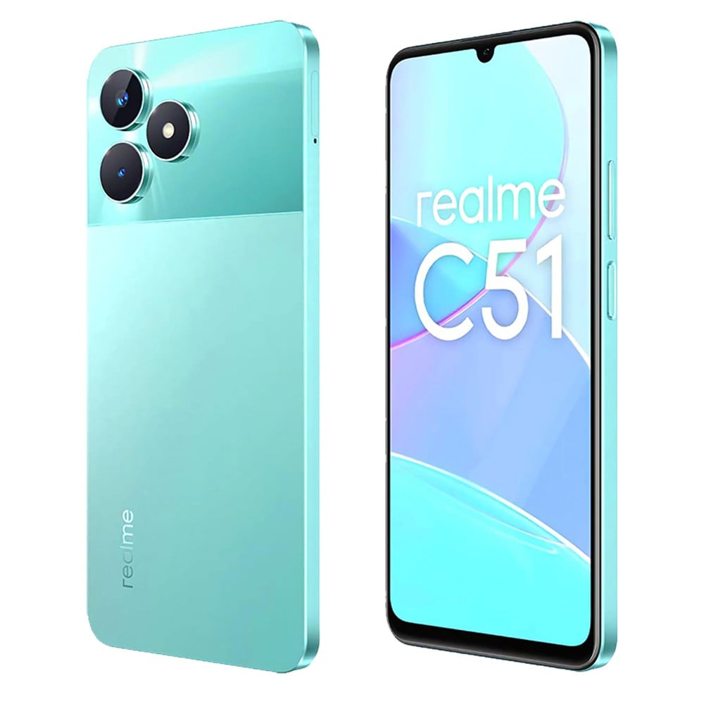 جوال ريلمي C51 (أخضر) 128 جيجا 4 رام 4G - ضمان سنتين