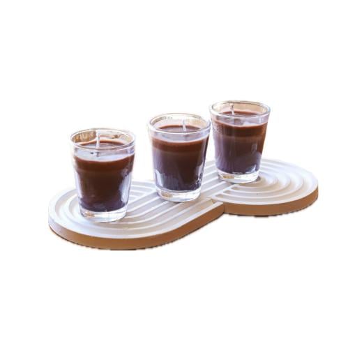 شمعة كاس واحد من الاسبريسو