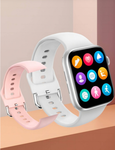 مربع ساعة ذكية مع حزام ساعة