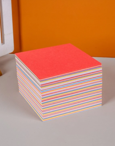 ورق ملون 100قطع وورق كرافت اوريغامي لتقوم بها بنفسك ورق طباعة ورق نسخ ورق قابل للطي ورق قرطاسية للأطفال يدوي الصنع للأنشطة الفنية الحرفية للأطفال