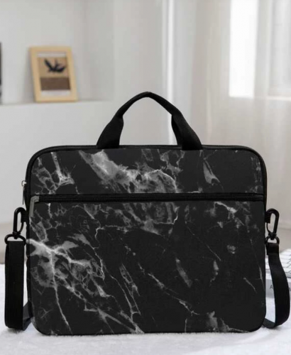 حقيبة لابتوب محمول 14 بوصة بطباعة رخام