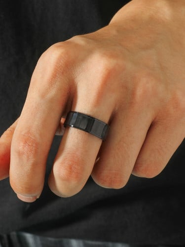 خاتم من الفولاذ المقاوم للصدأ رجالي