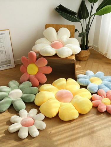 وسائد مزينة بتصميم زهرة قطعة واحدة 40*40