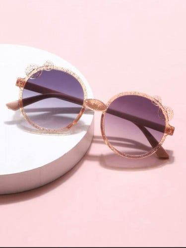 نظارات عصرية بعدسة ملونة بتصميم كارتون للأطفال