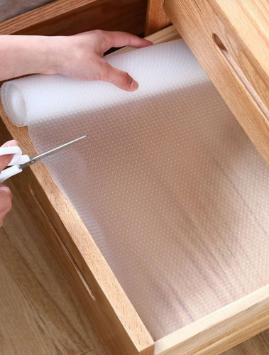 1 لفة شفاف درج أسلوب أساسي شفاف EVA درج وسادة ضد الرطوبة الى استدام بيت