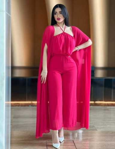 جمبسوت بساق عريضة باكمام عبائة