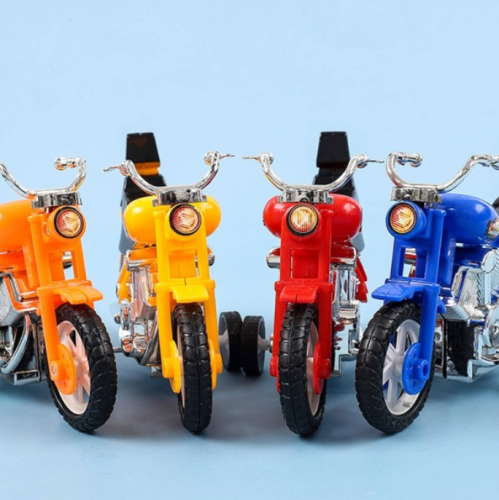 لعبه لون عشوائي التعطيل دراجة نارية تصميم قطعة واحدة