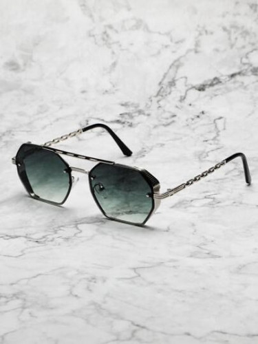 نظارات شمسية بعدسة متدرج اللون للرجال