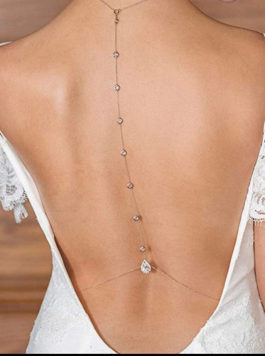 سلسلة للجسم بديكور حجر الراين