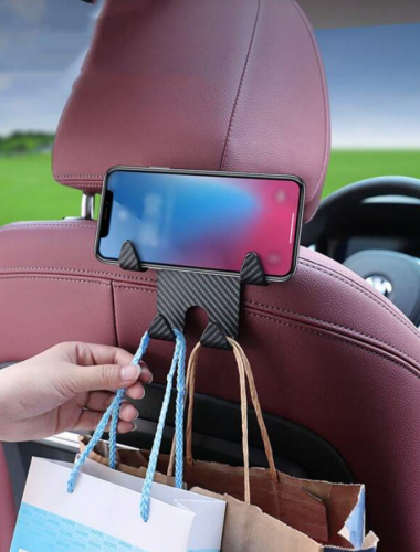 حامل هاتف محمول سيارة بلاستيك 2 في 1 قطعة واحدة