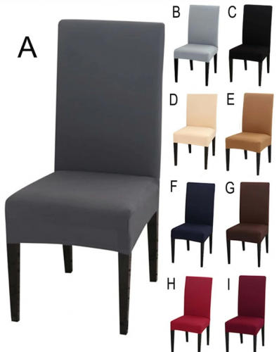 موحدة اللون مطاط كرسي أسلوب أساسي البوليستر أدوات مائدة كرسي غبار الى أدوات مائدة مطعم قطعة واحدة لون B