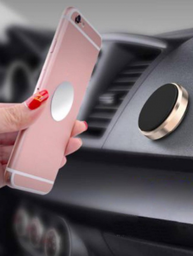حامل هاتف محمول سيارة ميني سبائك الألومنيوم مغناطيسي قطعة واحدة