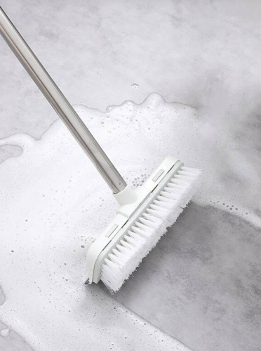 فرشاة تنظيف بلاستيك مقبض طويل منظف مبسط أرضية الى حمام قطعة واحدة