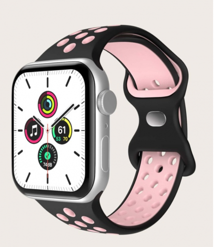 حزام ساعة سيليكون متوافق مع Apple Watch /42/44(S)