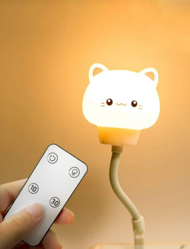 لمبة ليلي قط رسوم كارتون قطعة واحدة