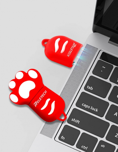 Reletech محرك فلاش USB تصميم مخلب القط قطعة واحدة //64G