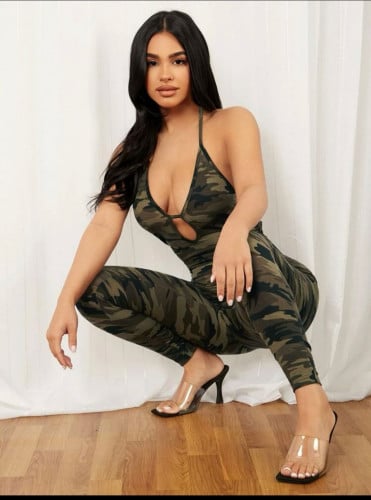 جمبسوت يونيتارد مموه مفتوح خلفي