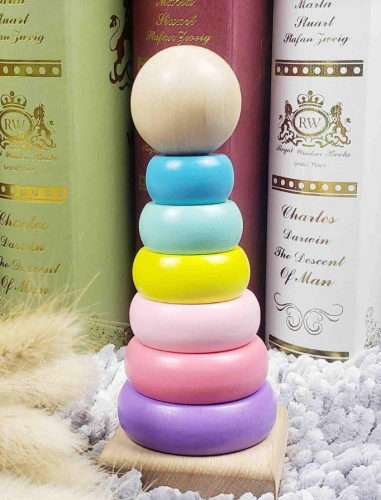 لعبه ألوان متجانسة حديث لون لتكديس الى طقم واحد للاطفال