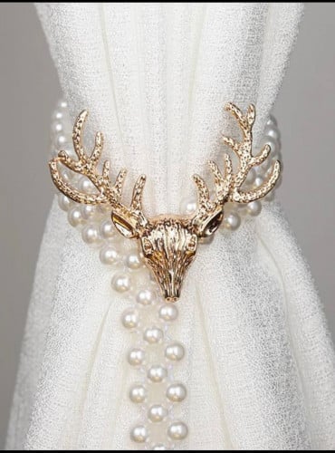 رباط ستارة بتصميم رأس الغزلان للديكور المنزلي