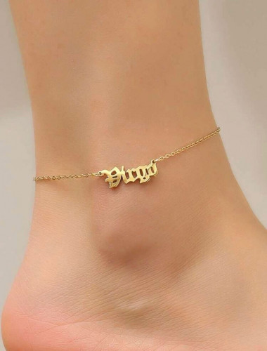 خلخال جبان كوكبة برج العذراء زخرفة للنساء