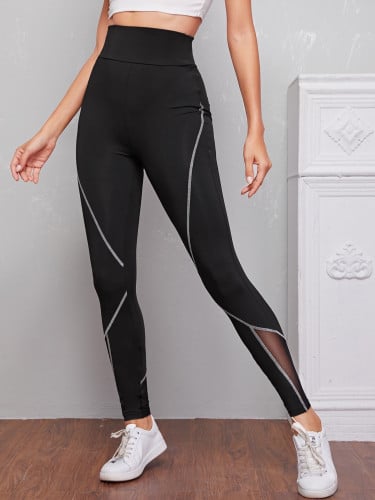 ليقنز بخصر عريض واطراف شفافه