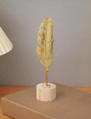 قطعة واحدة حديد زخارف خيالي بتصميم الريش للمنزل