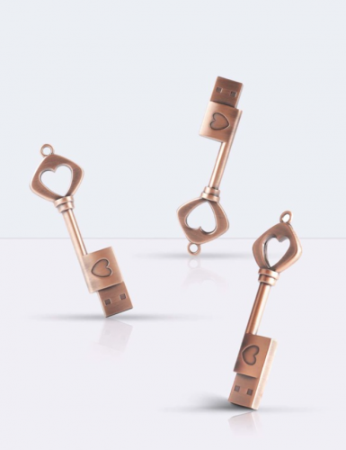 محرك فلاش USB بتصميم مفتاح قطعة واحدة 64 GB