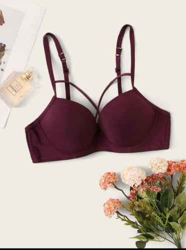 حمالة صدر متقاطعة بوش اب و سلك تحتي S