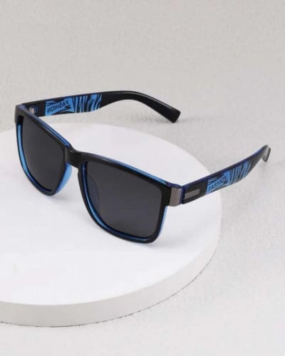 نظارة مودرن للأولاد بلون اسود وازرق