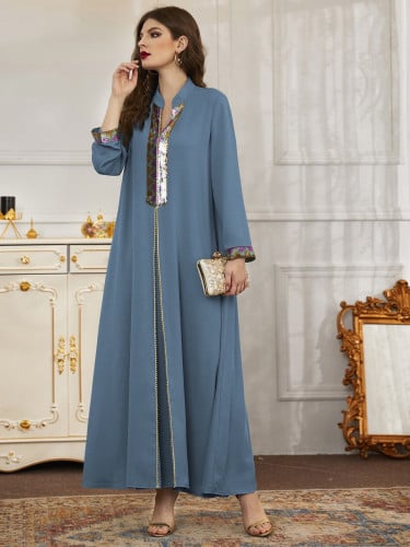 جلابية مزينه بالترتر