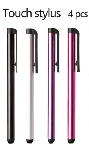 قلم الكتابة على الشاشة لون عشوائي 4 قطع