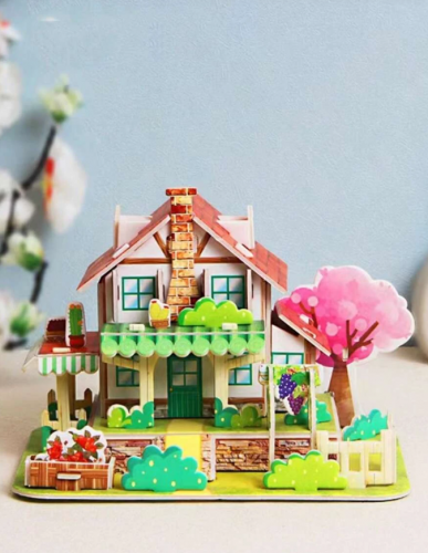 طقم واحد لغز وصل حديث منزل تصميم لعبة لعبه الى اطفال