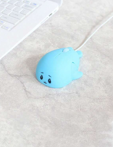 1 قطعة ماوس سلكي بتصميم كرتوني ، فأرة ألعاب