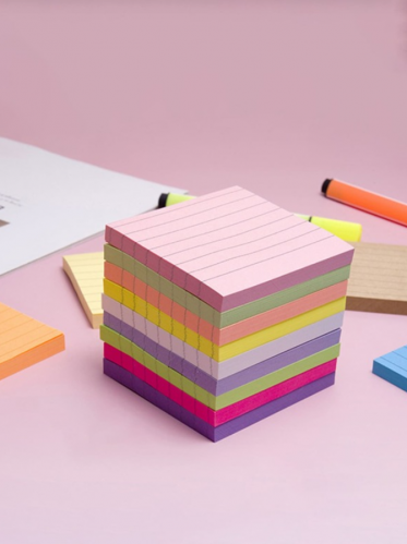 نوتة لاصق لون عشوائي قطعة واحدة