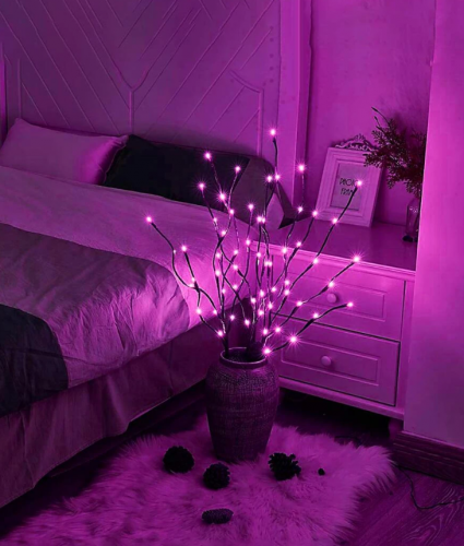 اضاءة زينة بتصميم غصن شجرة - 1 قطعة