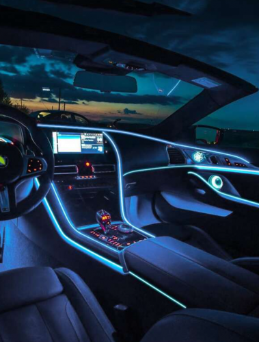 ضوء سيارة ليد LED قطعة واحدة 5m