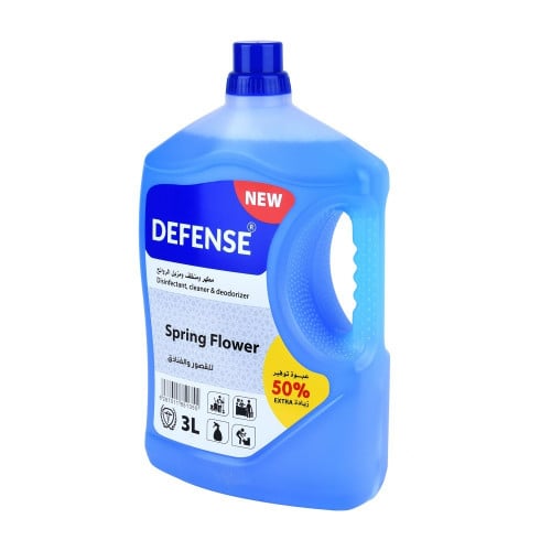 مطهر و منظف و معقم ومزيل الروائح ديفنس 3 لتر