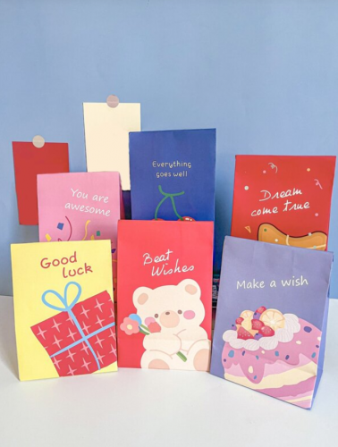 حقيبة هدايا صور رسوم كارتون 6 قطع