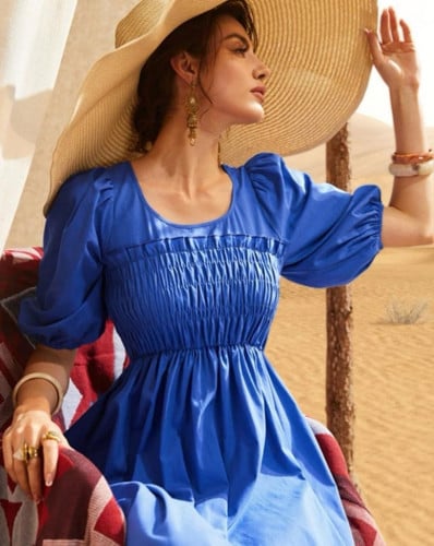 فستان عربي باكمام